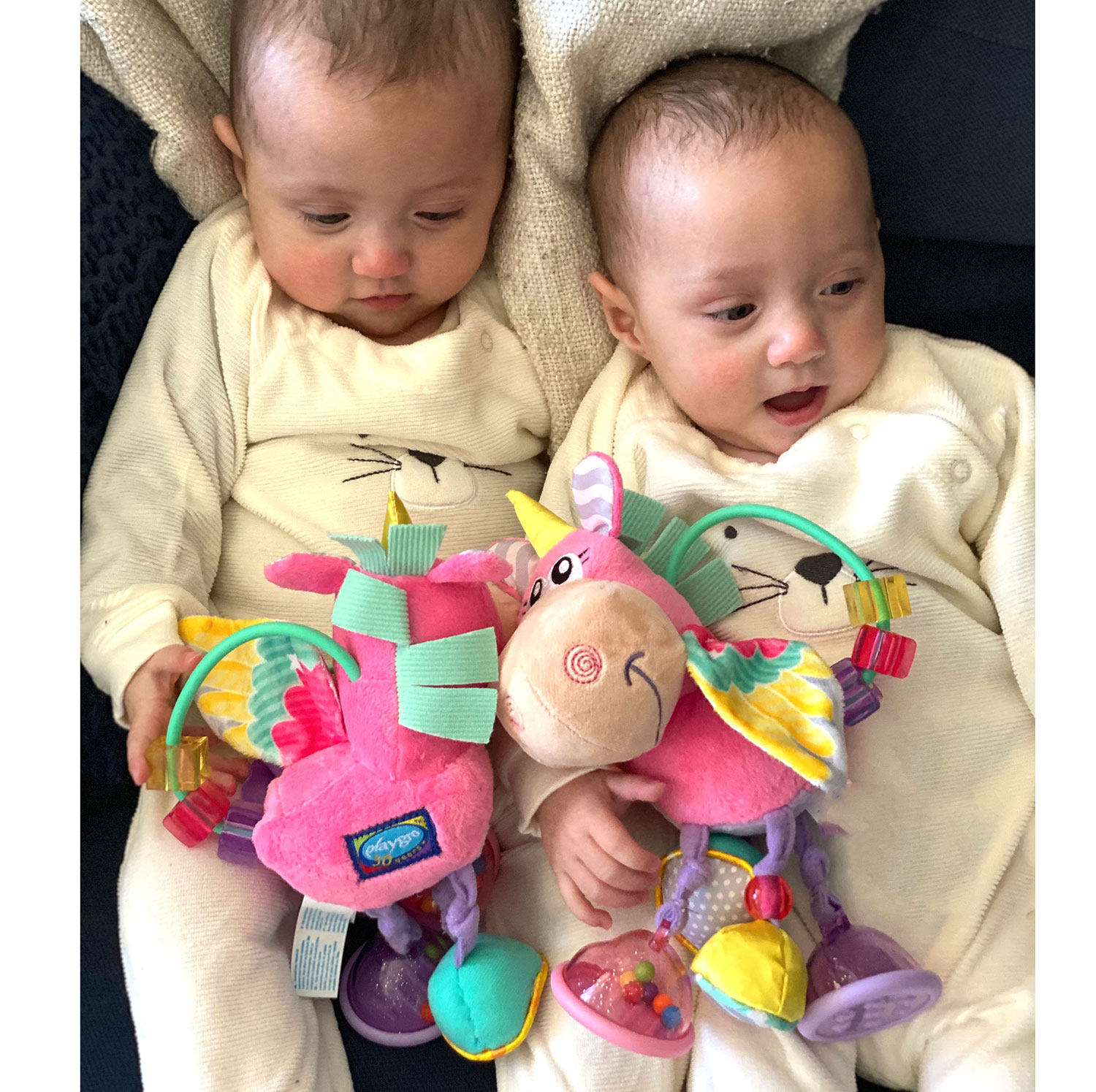 Hochet Licorne Activité Douce - Jouet Sensoriel Et De Dentition Pour Bébés Dès 3 Mois